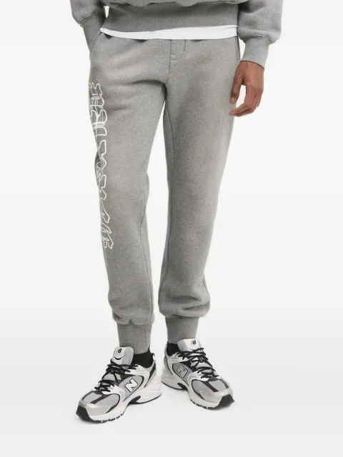 Purple Brand spine-print track pants 