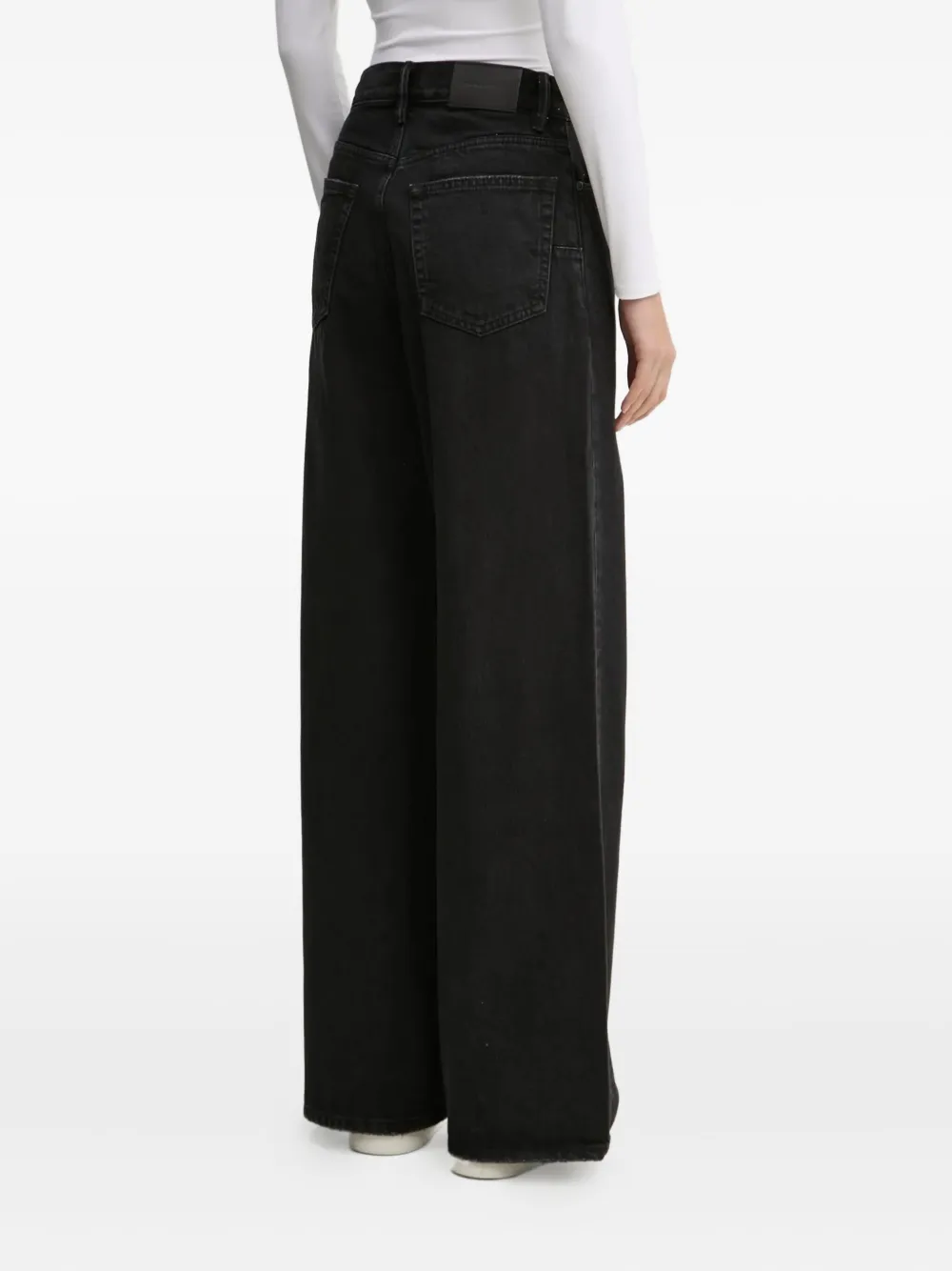 Purple Brand wide-leg jeans Zwart