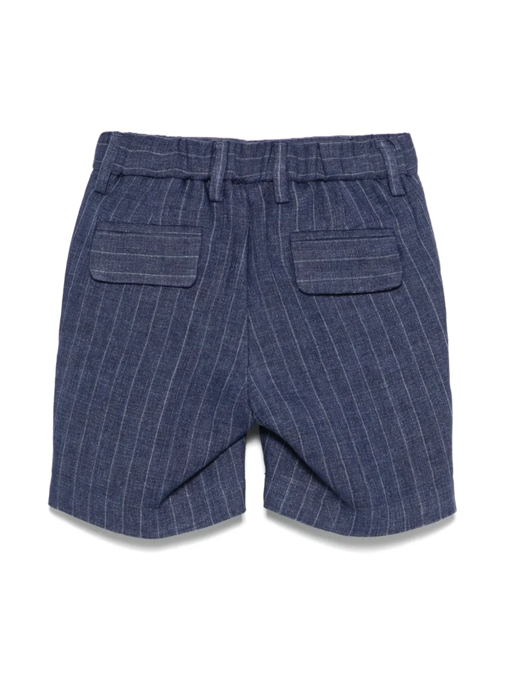 Fay Kids pinstriped shorts - Blauw