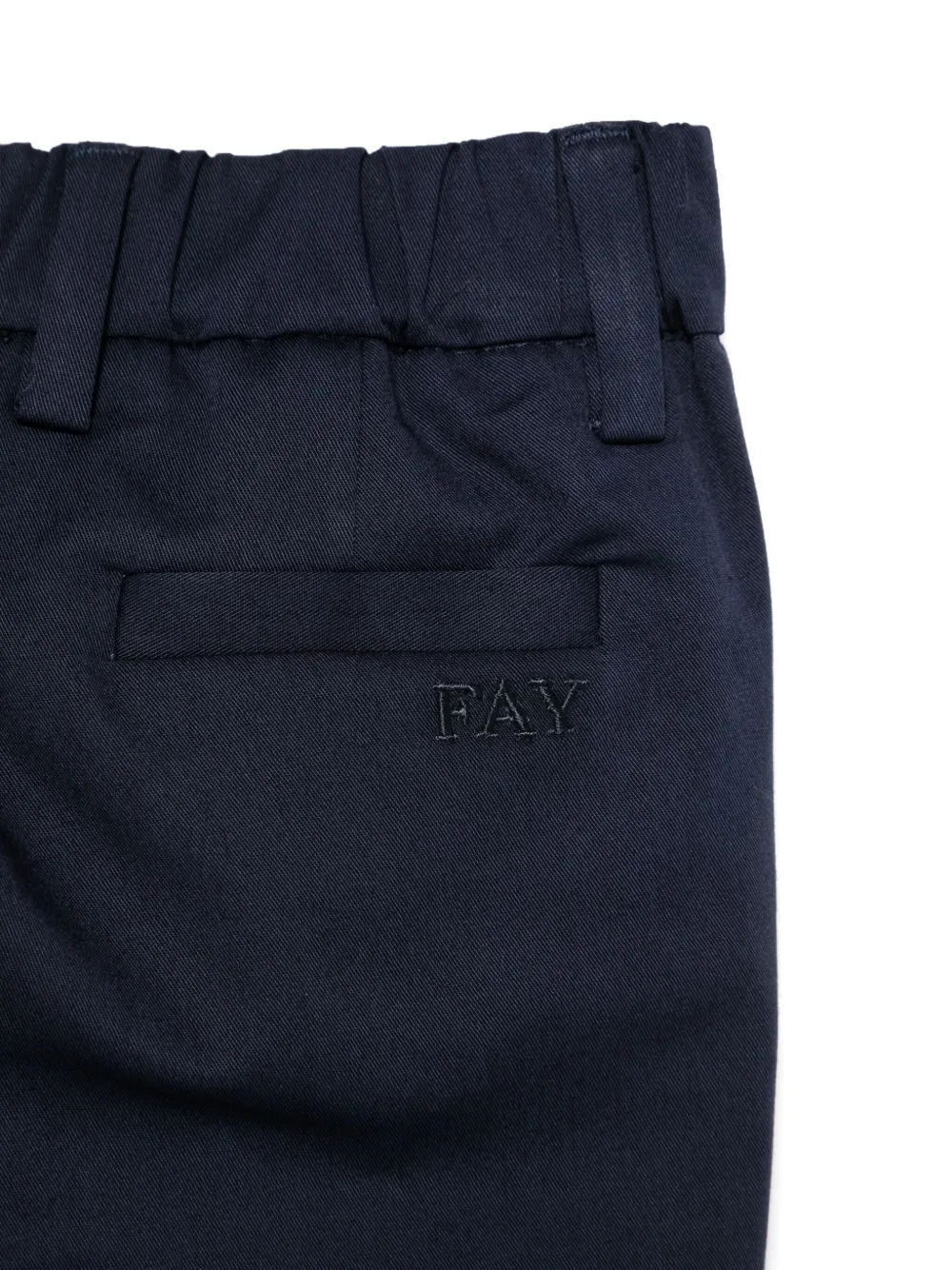 Fay Kids Gabardine chino Blauw