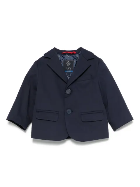 Fay Kids gabardine-weave blazer