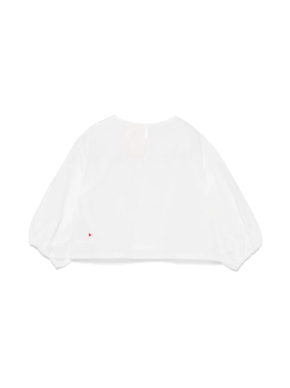 Simonetta Shirt met pofmouwen - Wit