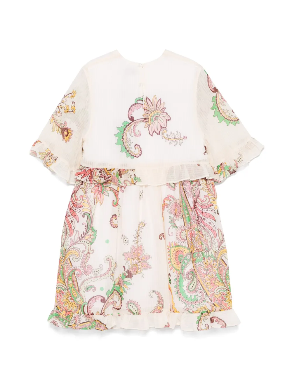 ETRO KIDS Jurk met paisley-print - Beige