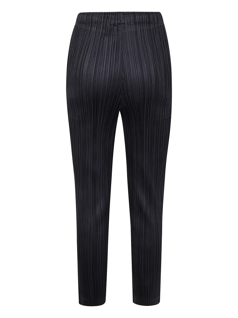 Pleats Please Issey Miyake Broek met plissé effect - Zwart