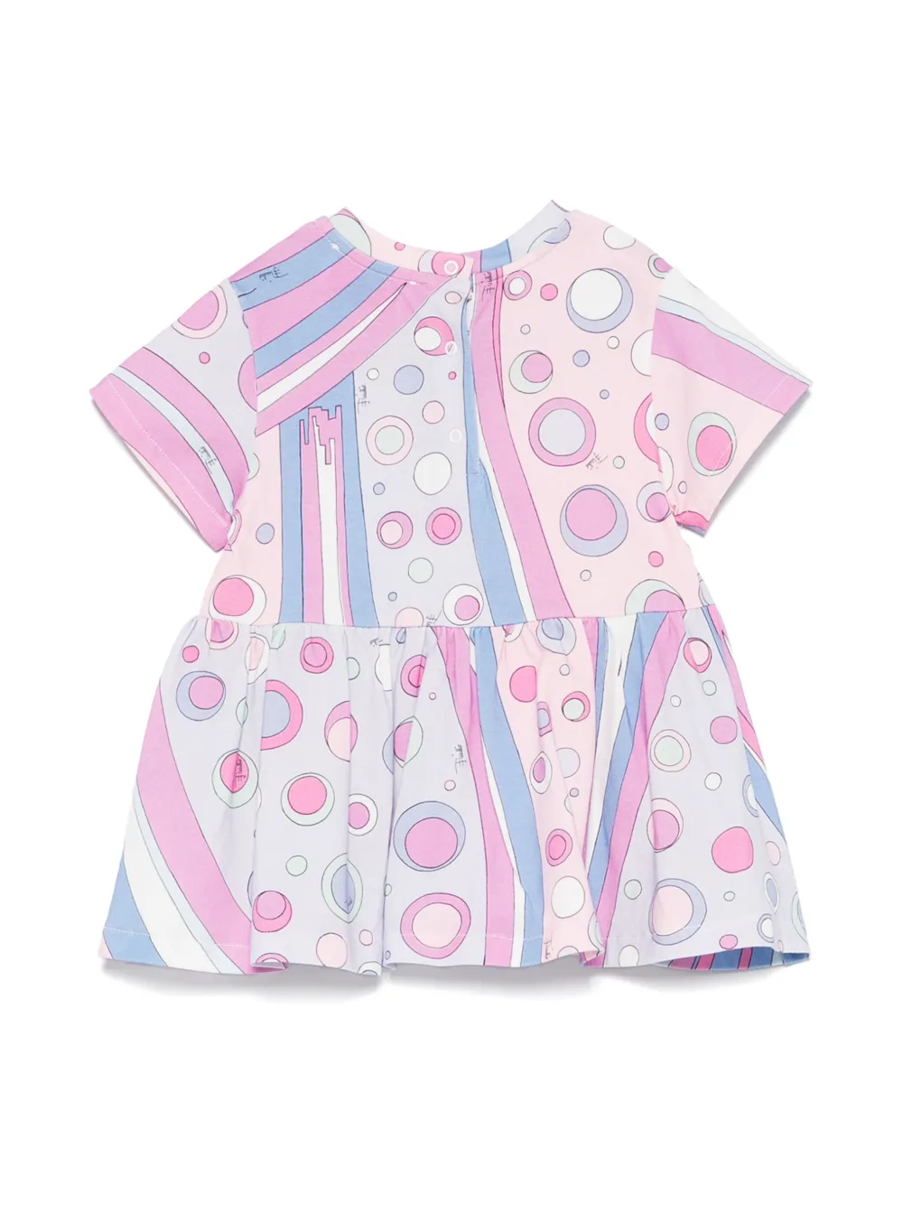 PUCCI Junior Fontane jurk met print - Roze