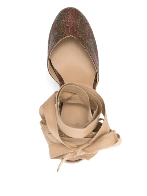 Castañer x ETRO 80mm Chiara espadrilles 025765 - 3