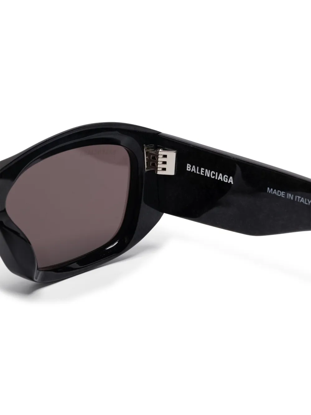 Balenciaga Signature Square AF zonnebril Zwart