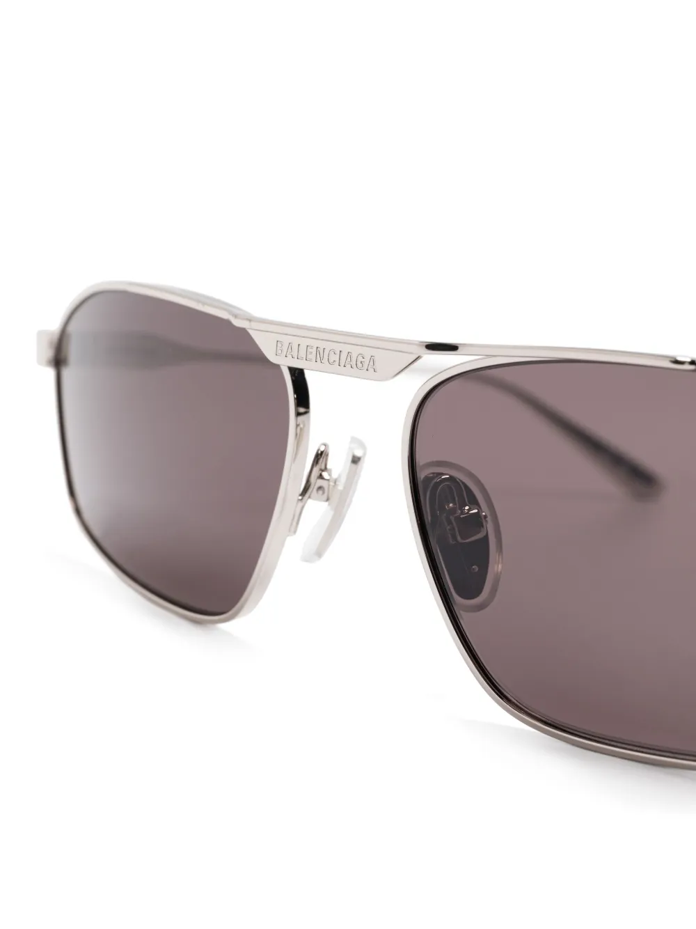 Balenciaga Eyewear BB0416S zonnebril Zilver