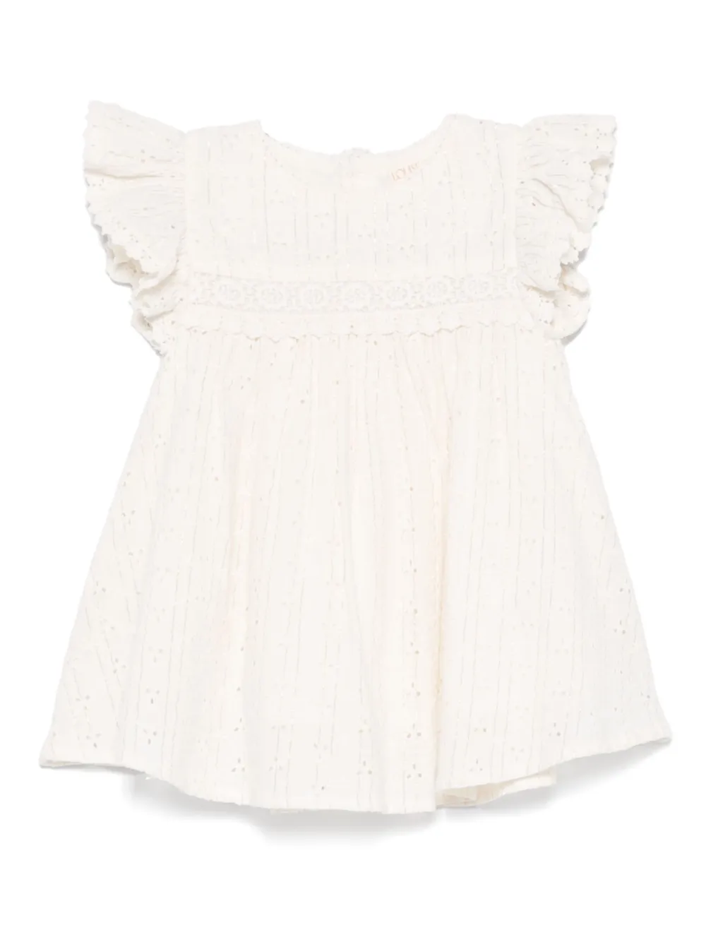 LOUISE MISHA KIDS Shantiya jurk Beige