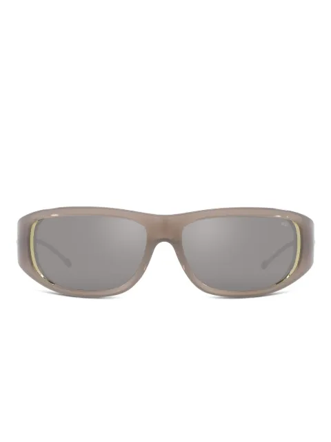 Diesel logo-plaque sunglasses