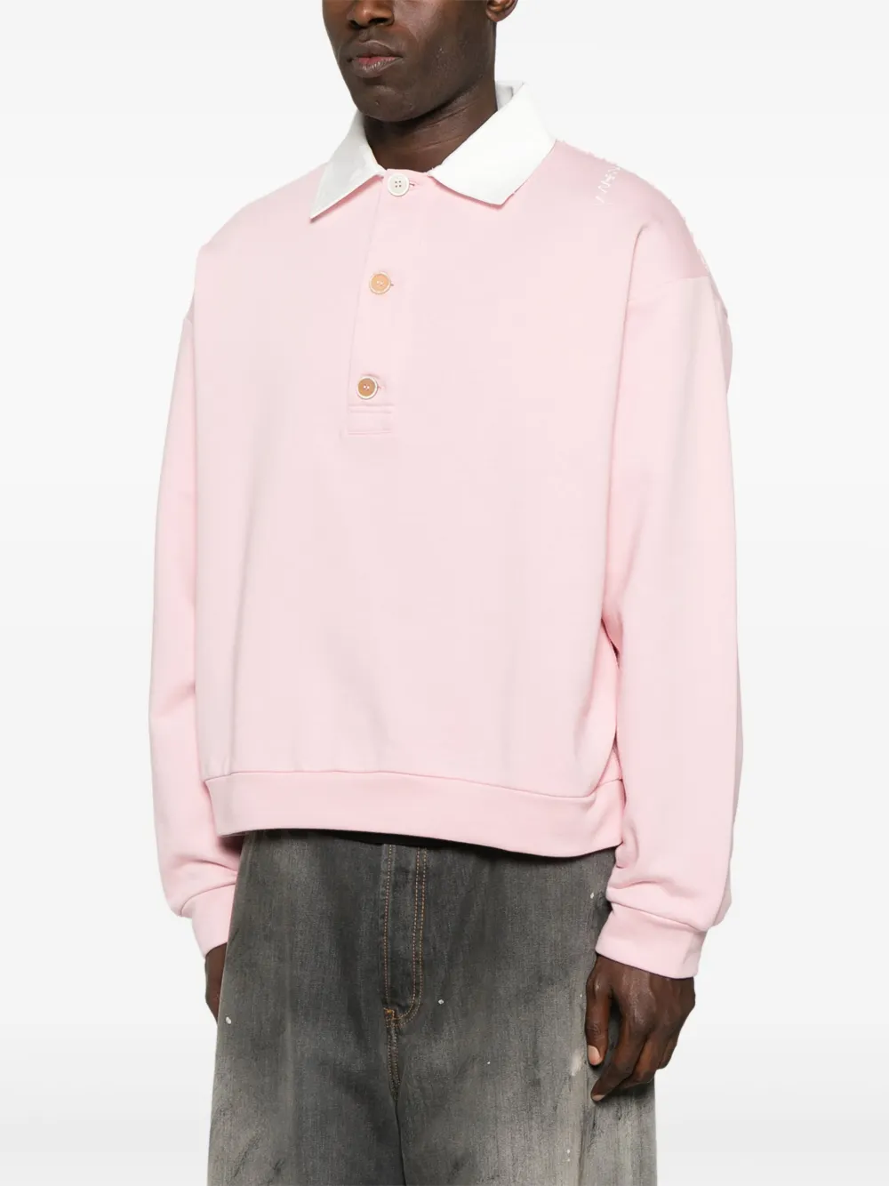 Marni Jersey katoenen sweater Roze