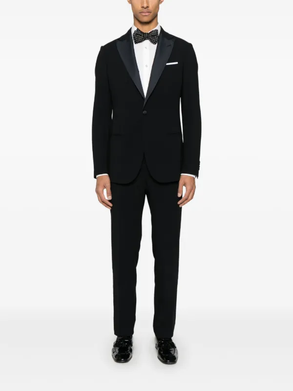 美品 GIORGIO ARMANI SOHO 濃紺スーツ Giorgio Armani Soho Line Tuxedo Suit | Blue | FARFETCH JO