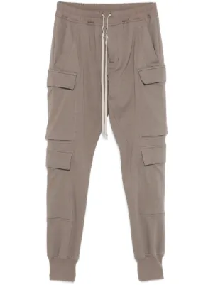 Rick Owens Bauhaus Tapered Cargo Trousers | Grey | FARFETCH