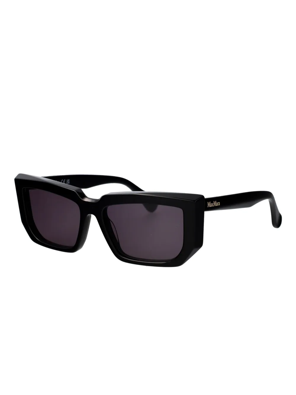 Max Mara Eyewear rectangle-frame sunglasses - Zwart