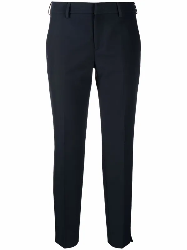 PT Torino Pantaloni Classici New York in Tessuto Tecnico in Blue