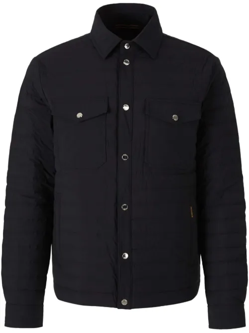 Veste zippée à bandes logo - Moorer - Modalova
