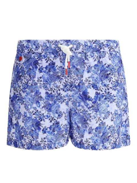 Kiton paisley-print swim shorts