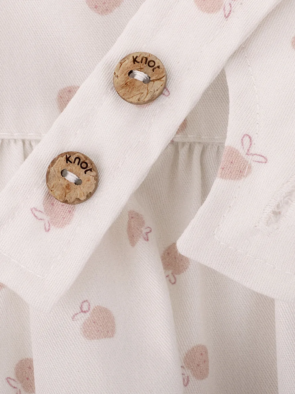 KNOT TINY STRAWBERRIES ROMPER