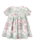 Knot floral dress - White