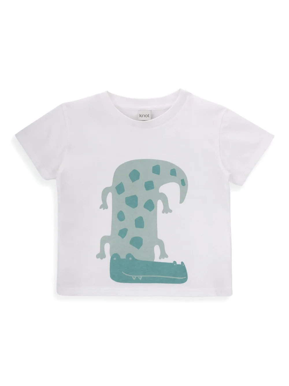 Knot Alligator Tシャツ - ホワイト Knot Alligator Tシャツ - ホワイト