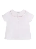 Knot Mary polo shirt - White