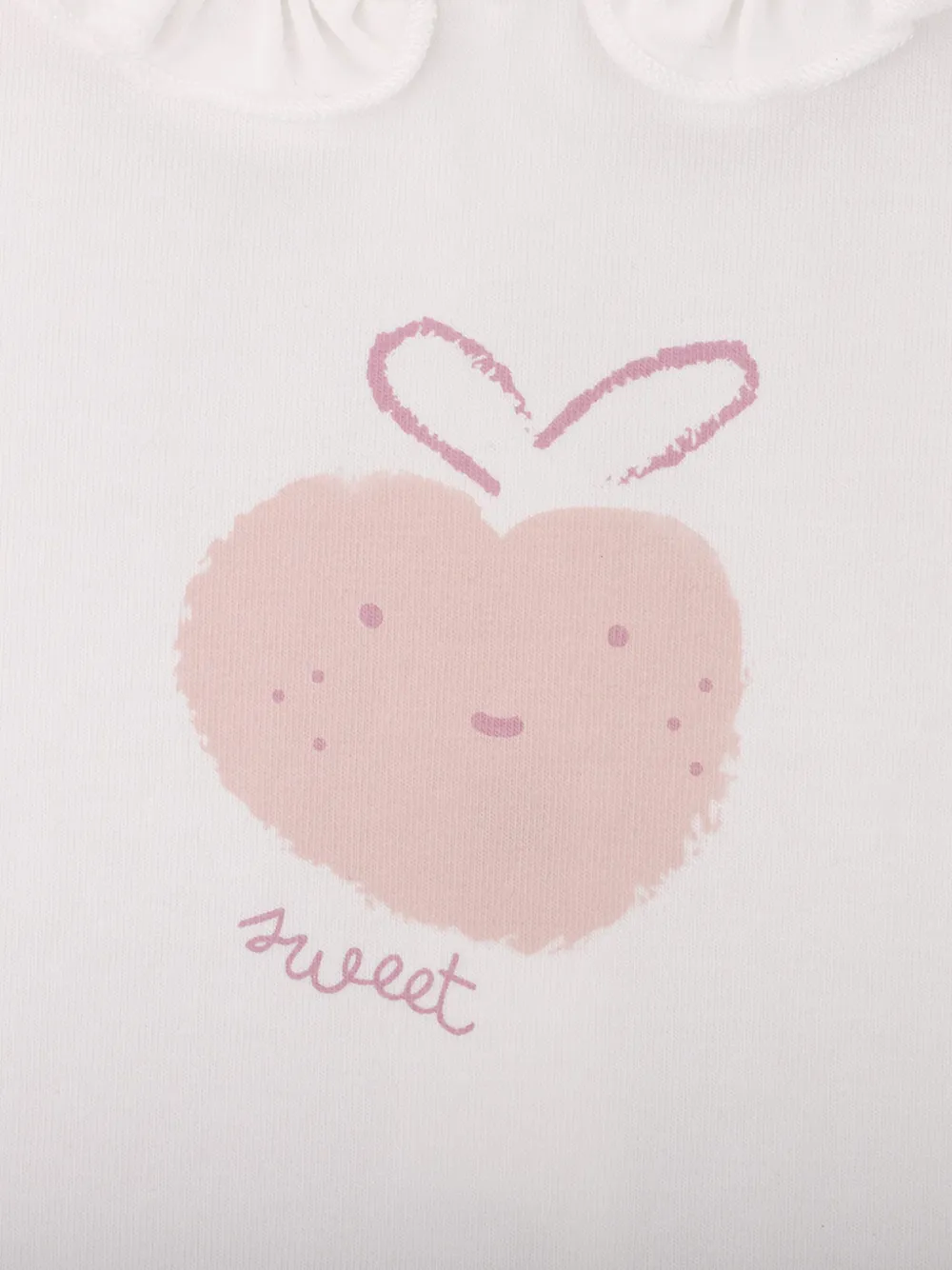 Knot Sweet Strawberry T-shirt Wit