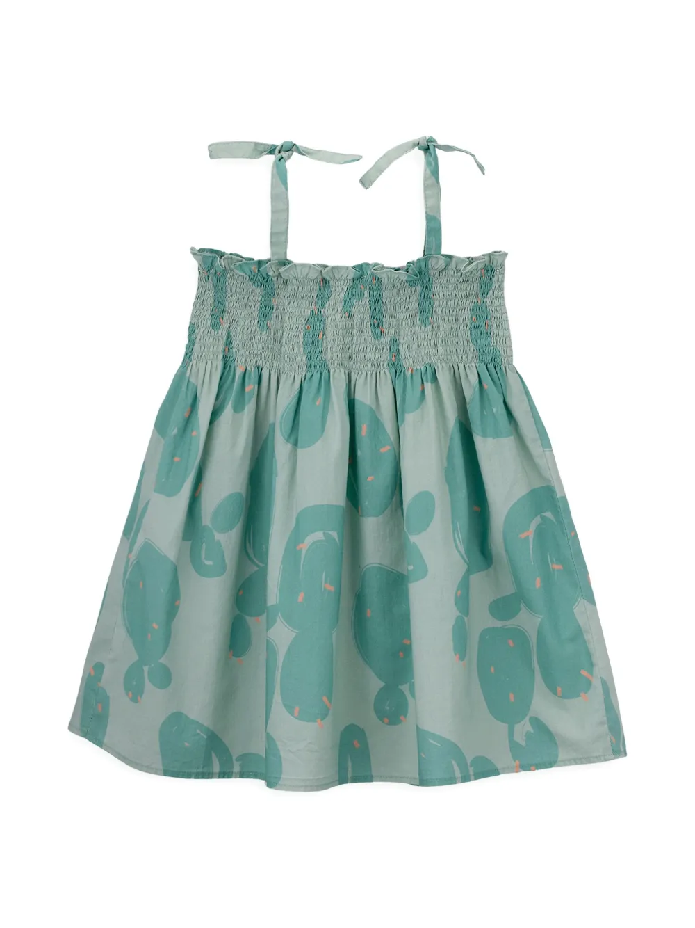 Knot Jurk met Cactus-print - Groen