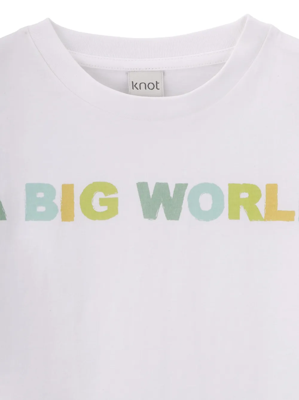 Knot Big World T-shirt Wit