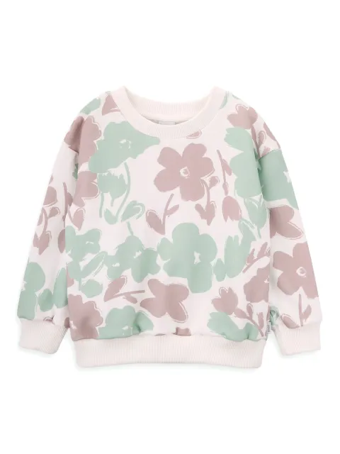 Knot floral sweatshirt 