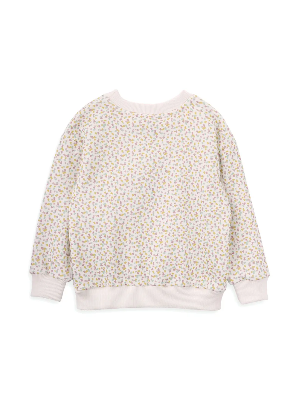 Knot Sweater met all-over print - Wit