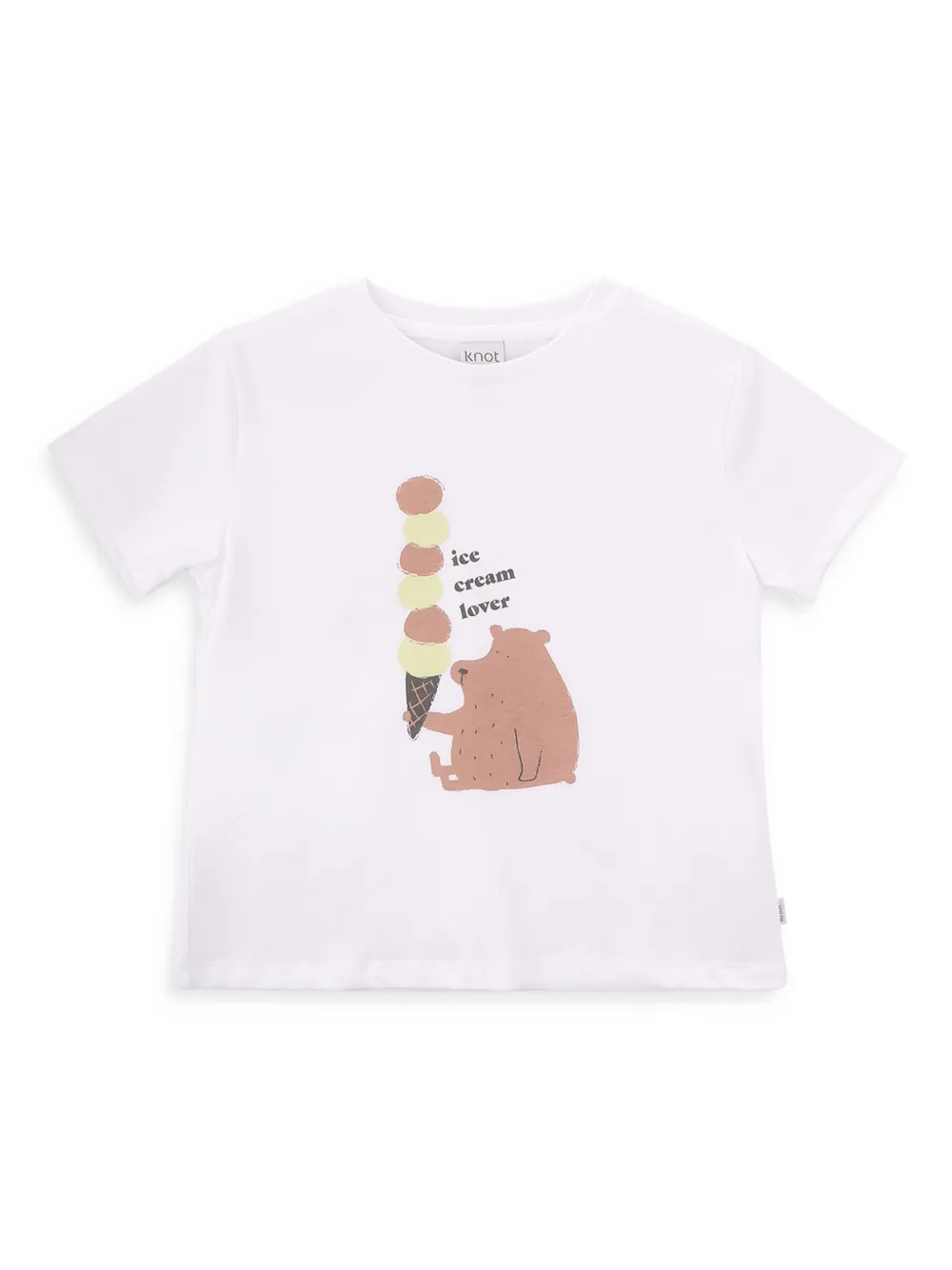 Knot playera con motivo Bear | blanco | Image 1