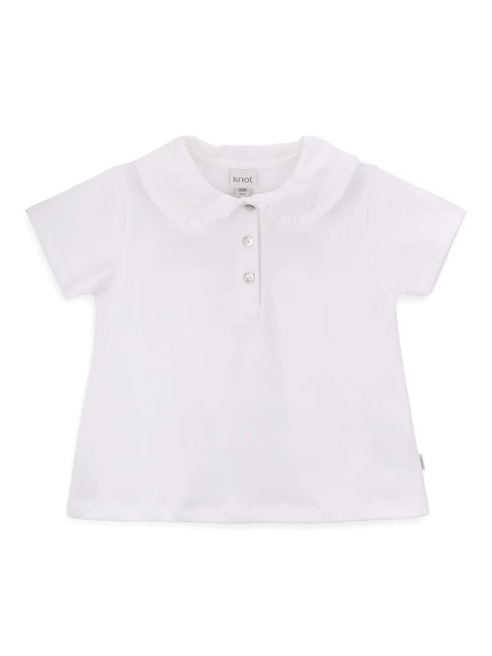 Knot Anne poloshirt Wit