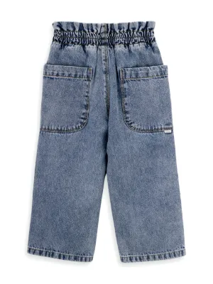 ⭐️美品⭐️  セリーヌ　キッズ　130 マカダム柄　デニムパンツ　ズボン　高級感 ⭐️美品⭐️ セリーヌ キッズ 130 マカダム柄 デニムパンツ