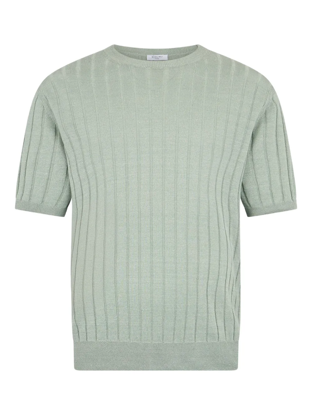 Boglioli playera tejida de canalé | verde | Image 1