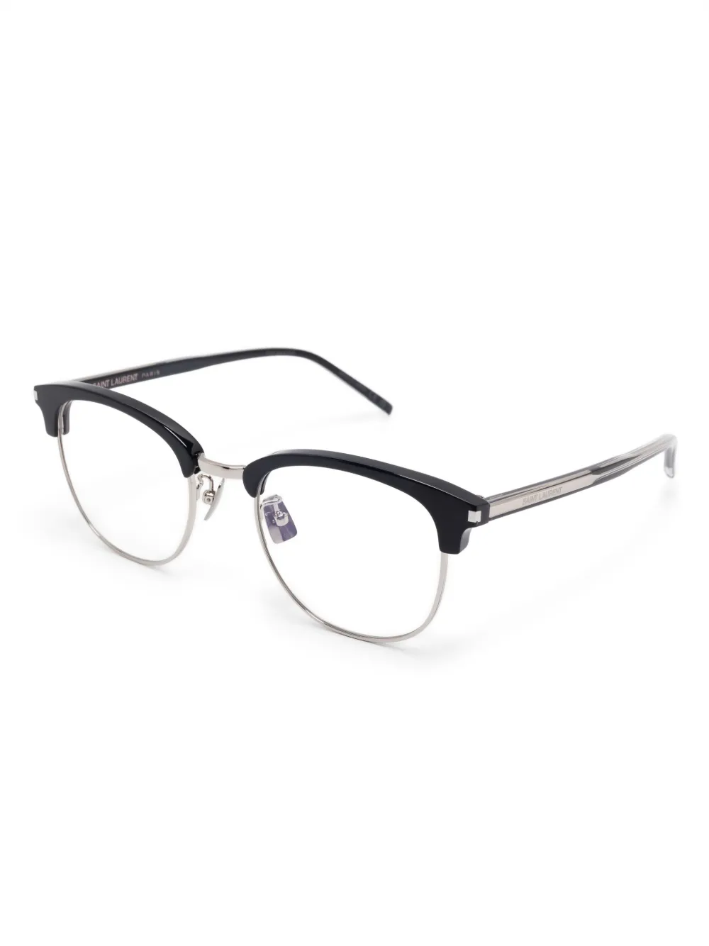 Saint Laurent Eyewear Bril met pantos montuur - Zwart