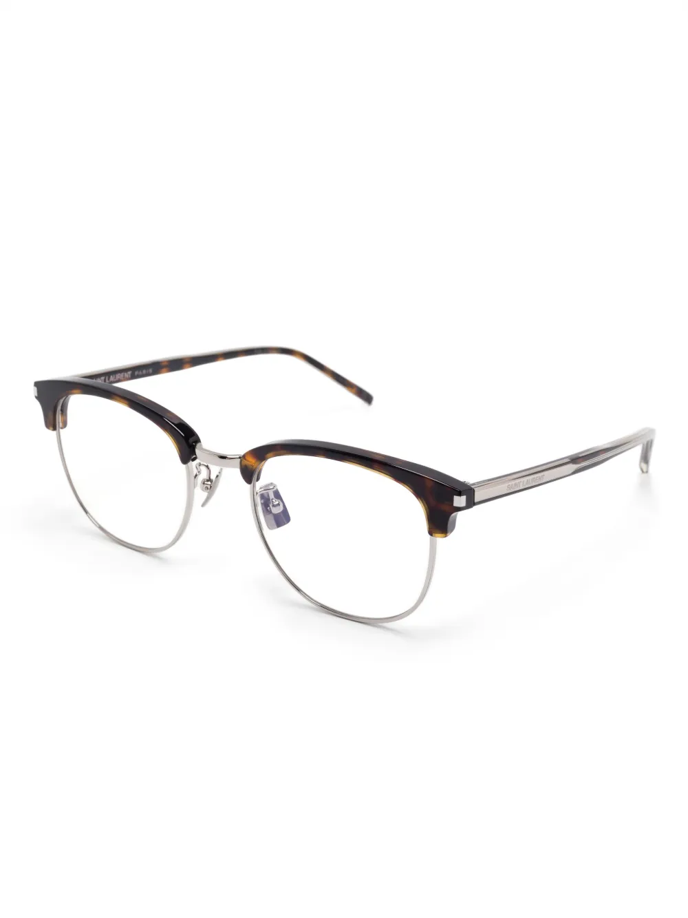 Saint Laurent Eyewear square-frame glasses | Men | Image 2