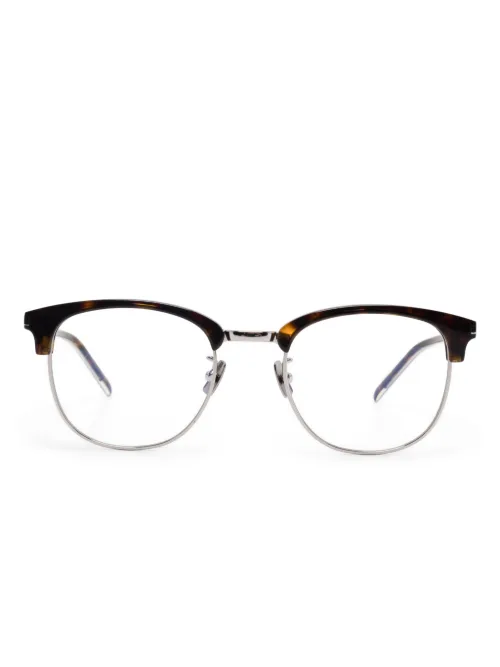 Lunettes de vue à monture carrée - Saint Laurent Eyewear - Modalova