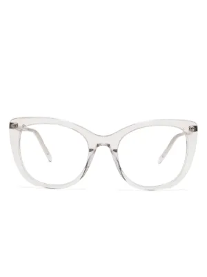 Miu Miu Eyewear Transparent Glasses | White | FARFETCH RO