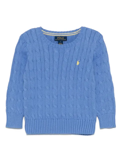 POLO RALPH LAUREN KIDS suéter en tejido de ochos