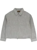 BIRTH OF ROYAL CHILD rhinestone-embellished ""Light Grey"" jacket