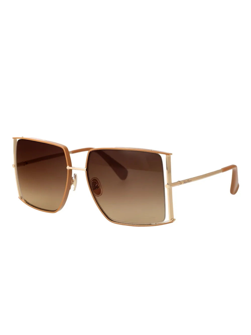 Max Mara Eyewear square-frame sunglasses - Goud