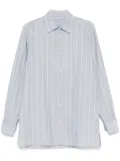 Maison Margiela candy-striped shirt - Blue