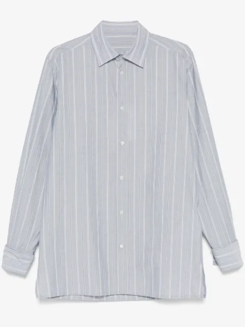 Maison Margiela camisa con motivo de rayas