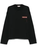Marni logo-patch T-shirt - Black