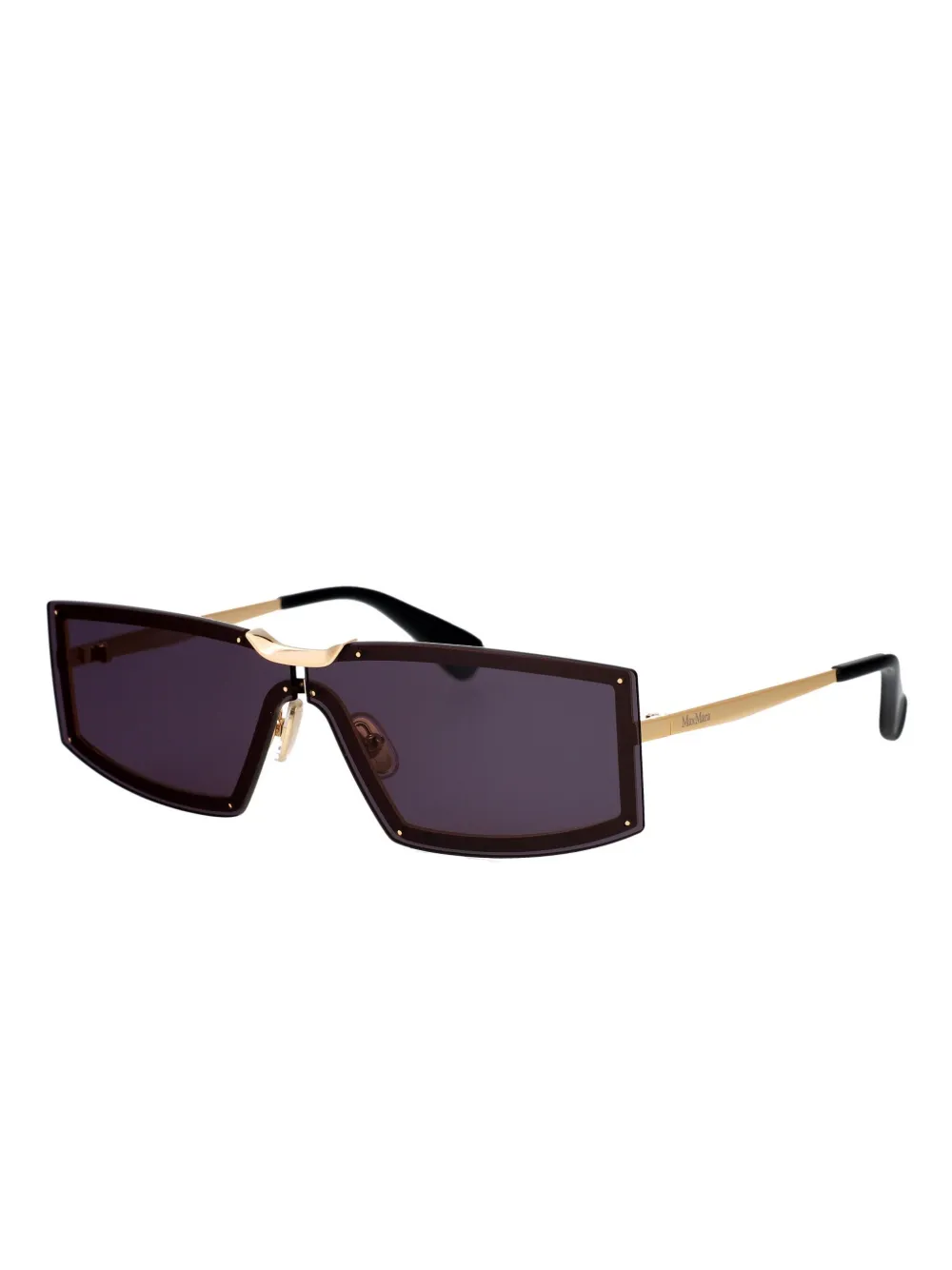 Max Mara Eyewear rectangle-frame sunglasses - Goud