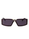 Max Mara Eyewear rectangle-frame sunglasses - Gold