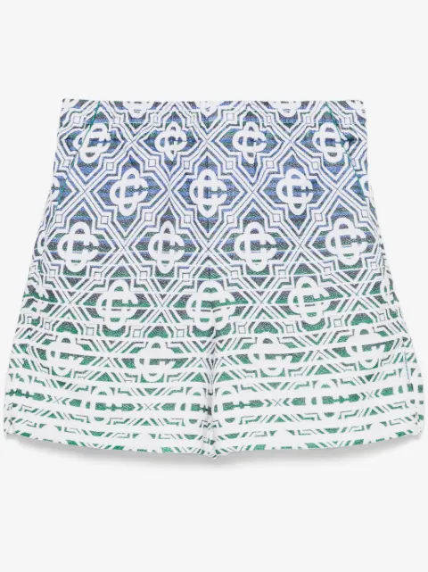 Casablanca monogram-gradient towelling shorts