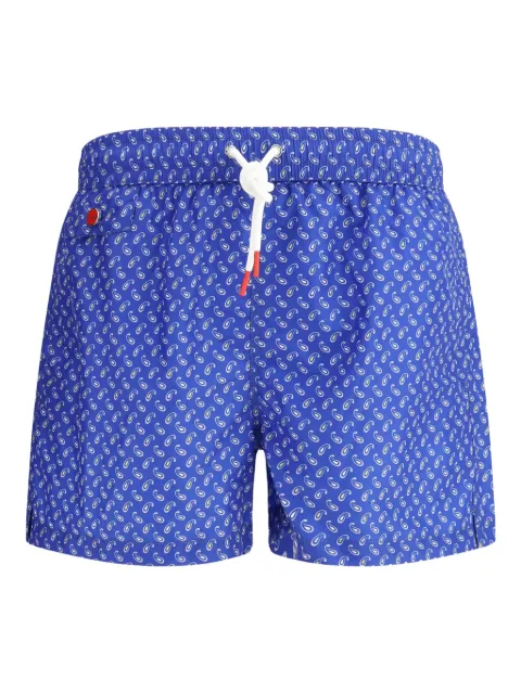 Kiton paisley-print swim shorts