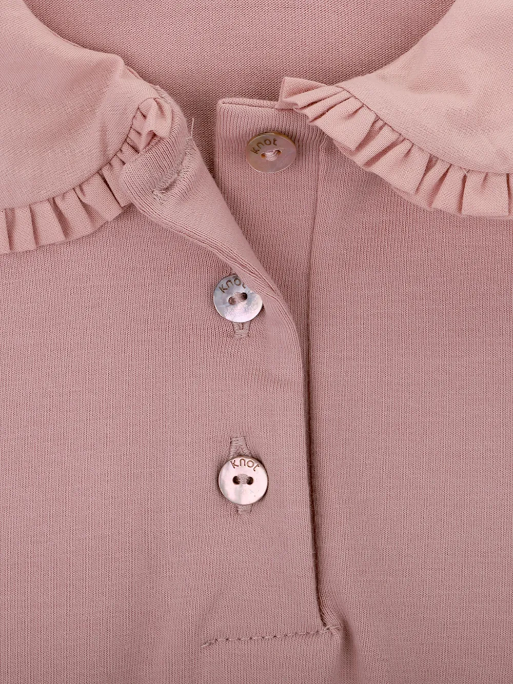 Knot Anne poloshirt Roze