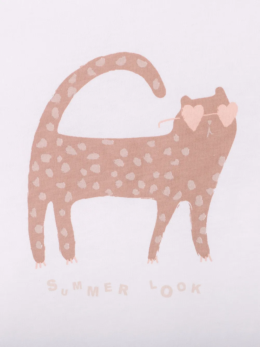 Knot Cat T-shirt Wit